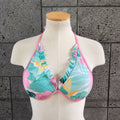 Loco Boutique Paradise Garden Ruffle Embellished Underwire Bikini Top